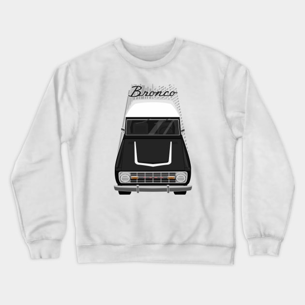 Ford Bronco 1st gen - Black Crewneck Sweatshirt by V8social